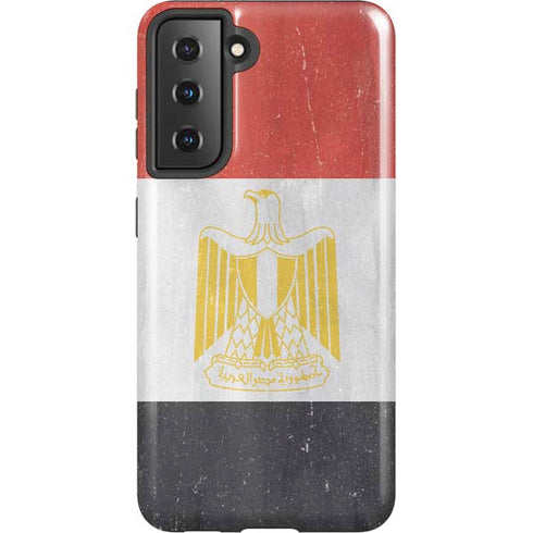 Egypt Flag Distressed Galaxy S21 5G Pro Case